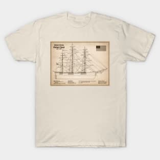 Flying Cloud Clipper Tall-Ship - SD T-Shirt